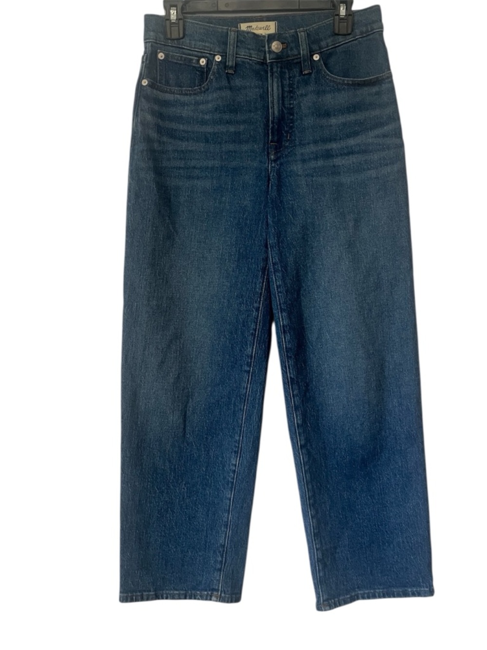 Madewell Perfect Vintage Wide Leg Jeans 27P High Rise Medium Wash